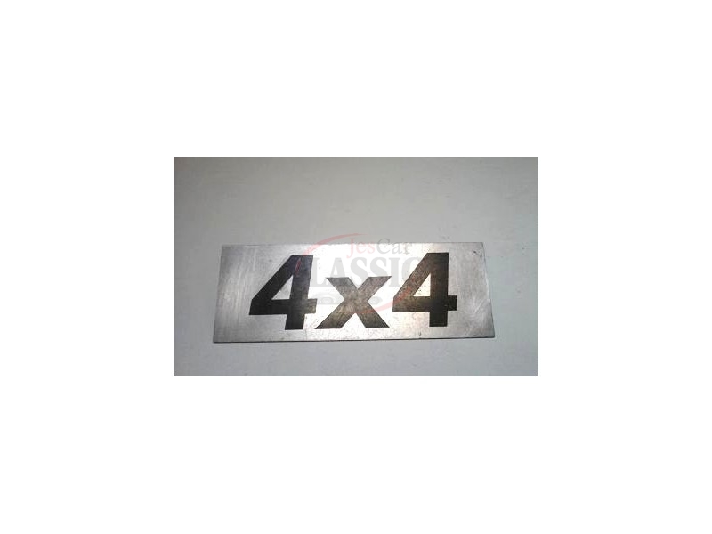 Aplicação Desconhecida - Emblema (4x4)