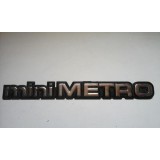 Mini Metro - Emblema traseiro (mini-METRO)