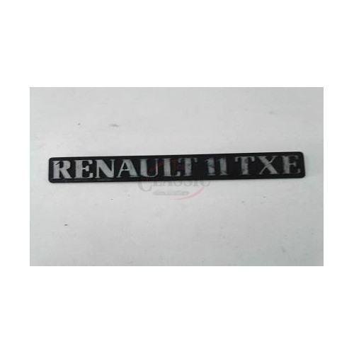 Renault 11 - Emblema traseiro (RENAULT 11 TXE)