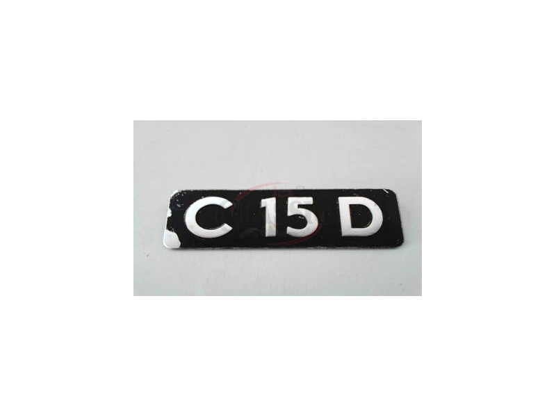 Citroen C15 - Emblema traseiro (C15 D)