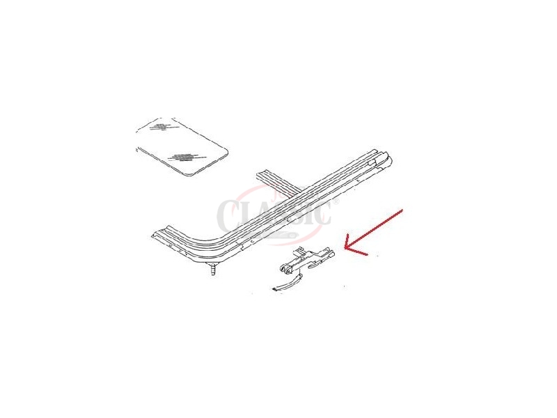 VW Golf III - Mola do tecto de abrir