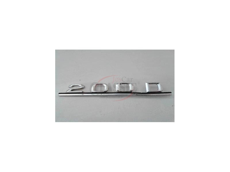 Mercedes-Benz W123 - Emblema traseiro (200 D)