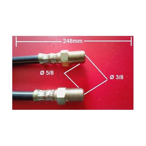 Peugeot 504 - Tubo fexível de travão traseiro (248mm)