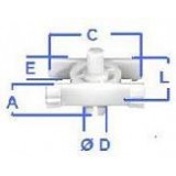 BMW Serie 02 E10 - Mola de fixação para frisos