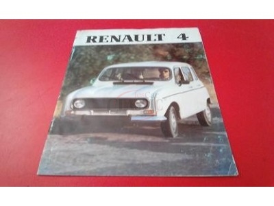 Renault 4 - Catálogo de lançamento (Set.1981)