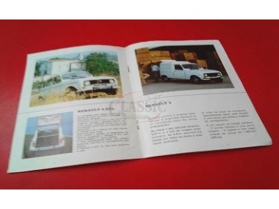 Renault 4 - Catálogo de lançamento (Set.1981)