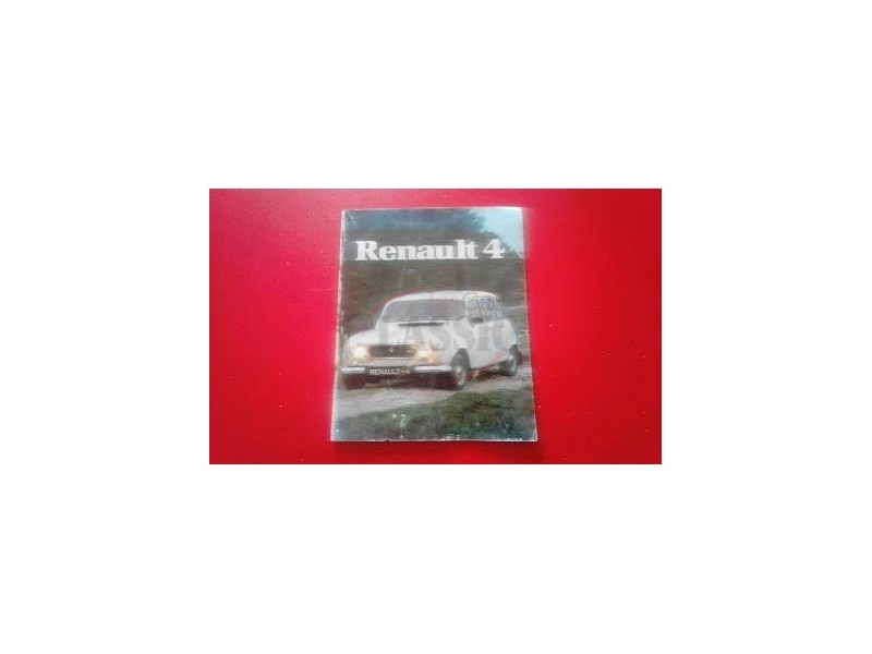 Renault 4 - Catálogo de lançamento (Mar.1980)