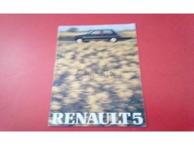 Renault 5 - Catálogo de lançamento (Mai.1981)