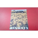 Renault 5 - Catálogo de lançamento (Mai.1981)
