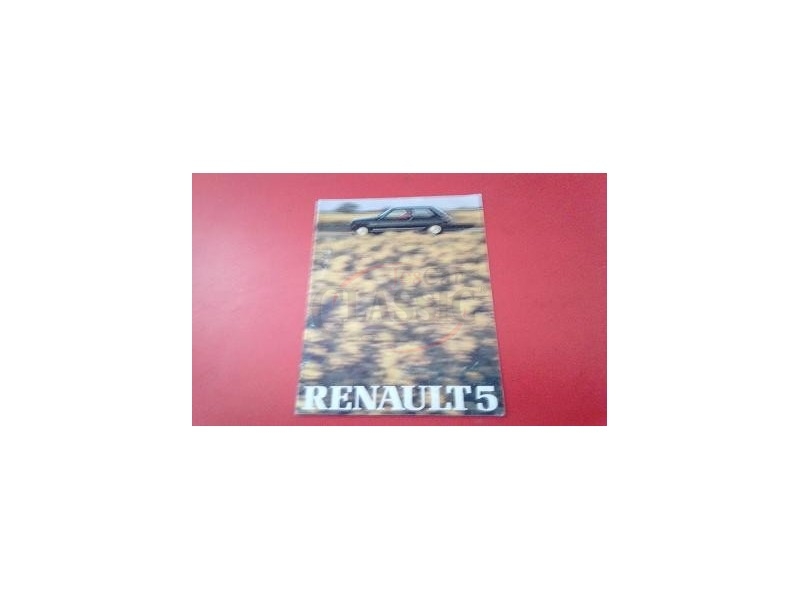 Renault 5 - Catálogo de lançamento (Mai.1981)