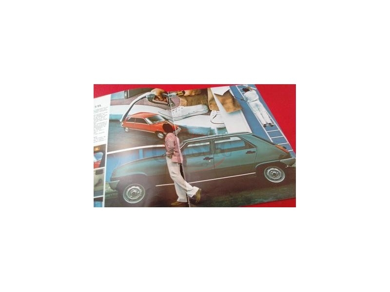 Renault 5 - Catálogo de lançamento (Mai.1981)