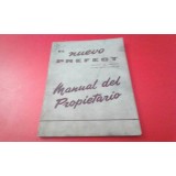 Ford Prefect - Manual do condutor (Fev.1955)