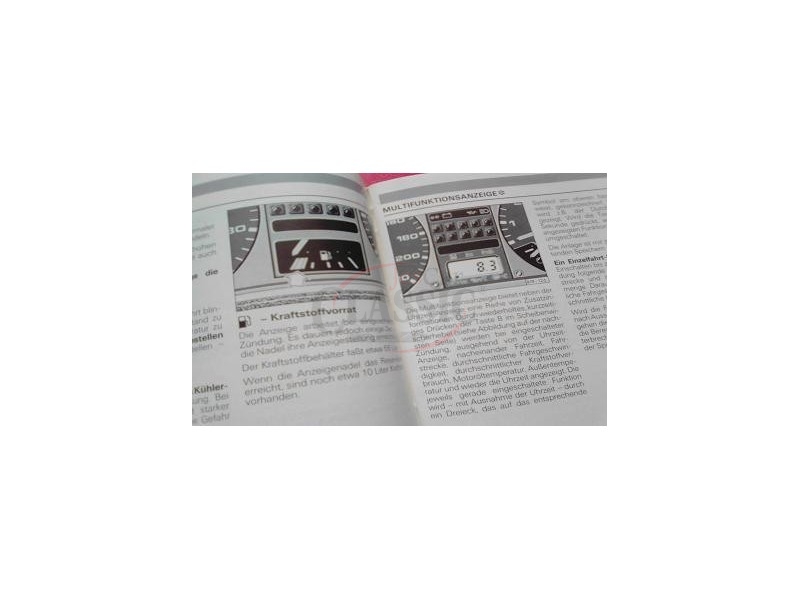 VW Golf II - Manual do condutor - (Betriebsanleitung)