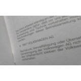 VW Golf II - Manual do condutor - (Betriebsanleitung)