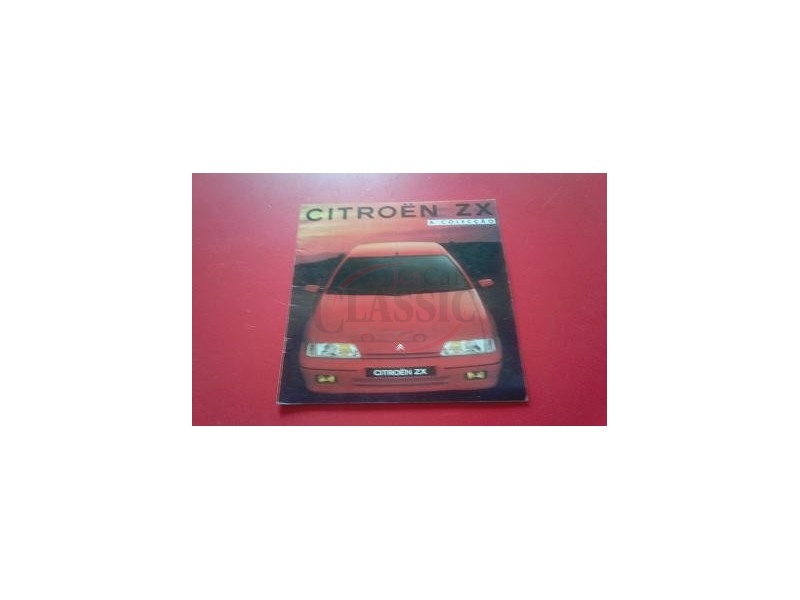 Citroen ZX- Catálogo de lançamento