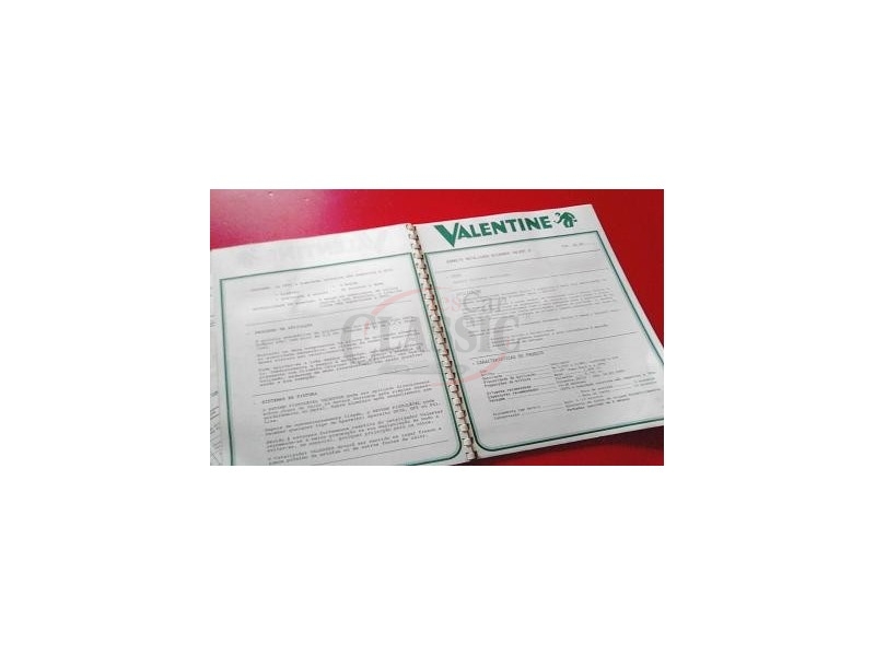 Valentine - Catálogo de cores tintas