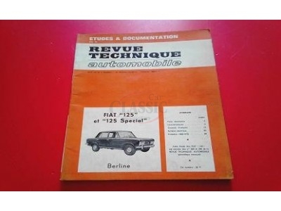 Fiat 125 / Fiat 125 Special - Revista TÉCNICA AUTOMÓVEL (Nº 269 - 1970)