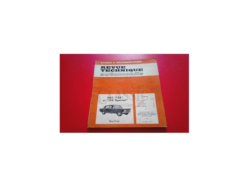 Fiat 125 / Fiat 125 Special - Revista TÉCNICA AUTOMÓVEL (Nº 269 - 1970)
