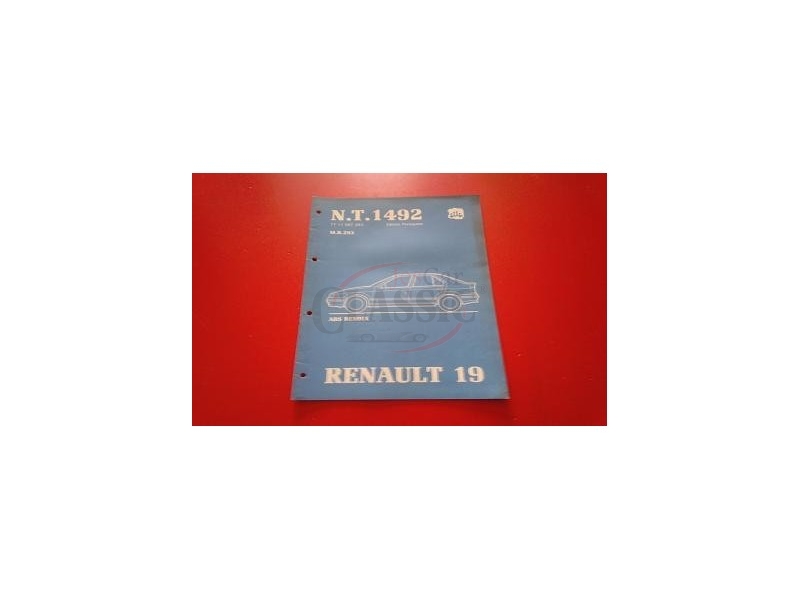 Renault 19 I - Manual de oficina sistema travões (N.T. 1492)