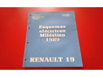 Renault 19 I - Manual de oficina de esquemas eléctricos