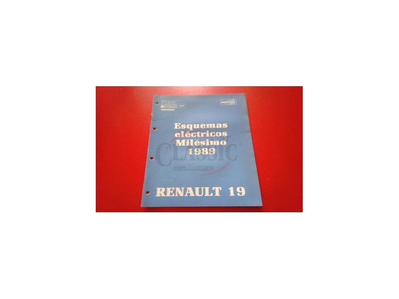 Renault 19 I - Manual de oficina de esquemas eléctricos