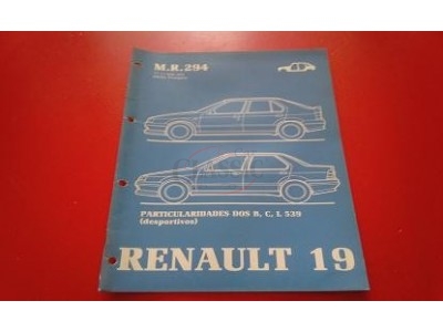 Renault 19 I - Manual de oficina (Desportivos)
