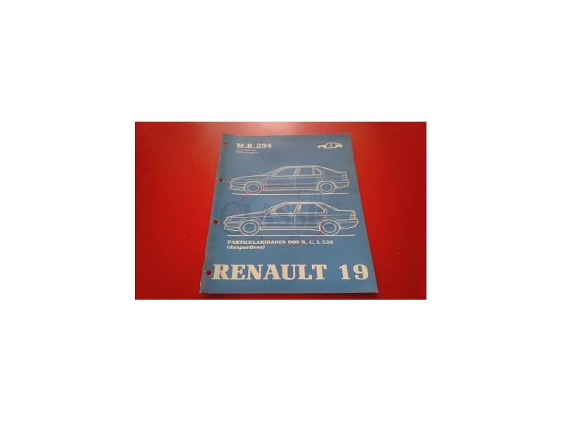 Renault 19 I - Manual de oficina (Desportivos)