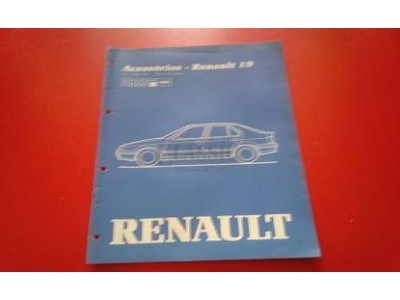 Renault 19 I - Manual de oficina (Acessórios)