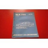 Renault 19 I Chamade - Manual de oficina