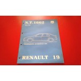 Renault 19 I - Manual de oficina (Transmissão - N.T. 1662)
