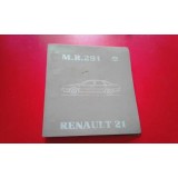 Renault 21 - Pasta de arquivo para manuais oficina (R.M. 291)