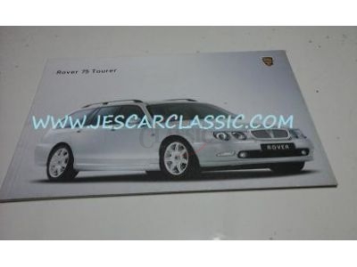 ROVER 75 - Catálogo de lançamento