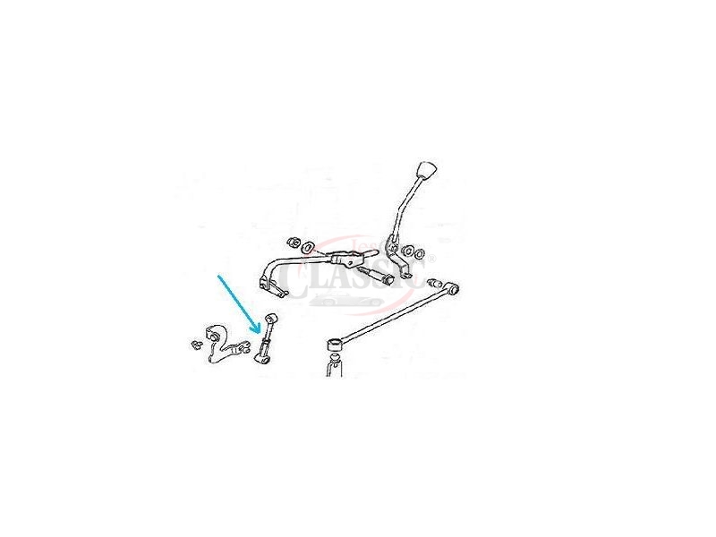 Peugeot 504 Pick-up - Tirante esticador da alavanca de velocidades com afinação