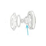 Fiat 600 D / Fiat 850 - Anilha da polia centrifuga e cambota