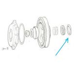 Fiat 600 D - Freio de vedação do óleo da ponta cambota