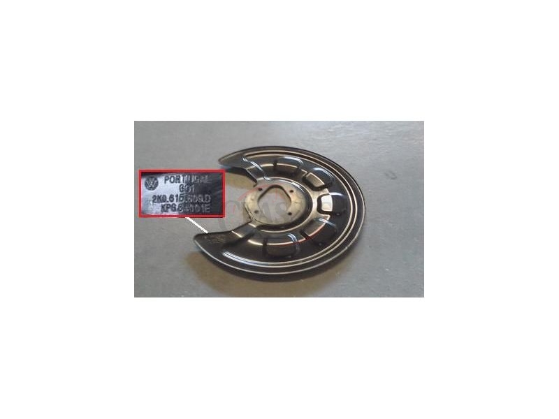 VW Caddy III - Deflector do disco travão traseiro