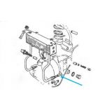 Citroen 2CV / Citroen Dyane - Vedante em borracha do radiador do óleo