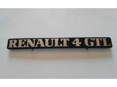 Renault 4 - Emblema traseiro (RENAULT 4 GTL)