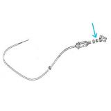 VW Passat B2 / VW Polo I - Freio metálico de fixação do manipulo de starter