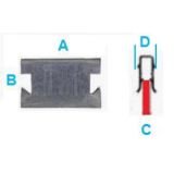 Peugeot - Mola de fixação frisos raspadores