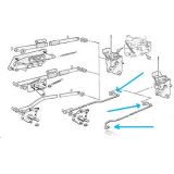 Peugeot 504 - Mola de fixação para tirante fechadura