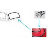 VW Carocha 73-79 - Borracha do vidro pára-brisas (1303)