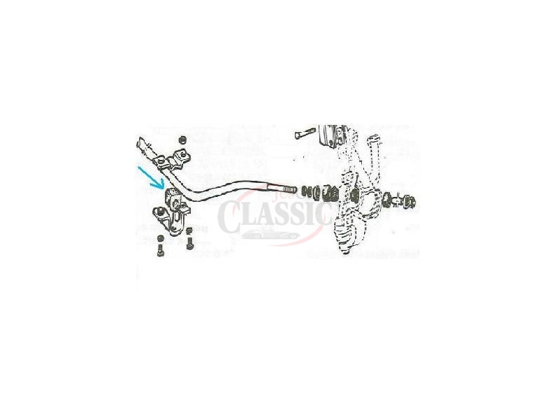 Fiat 127 - Batente central da barra estabilizadora (Ø19)