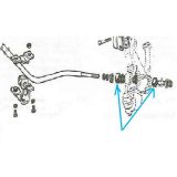 Autobianchi A112 / Fiat 127 / Fiat 128 - Casquilho das pontas barra estabilizadora