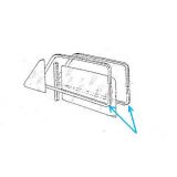 Fiat 127 I - Jogo de (2) frisos do aro da porta