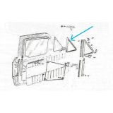 Fiat 127 - Borracha do vidro ventilador esquerdo