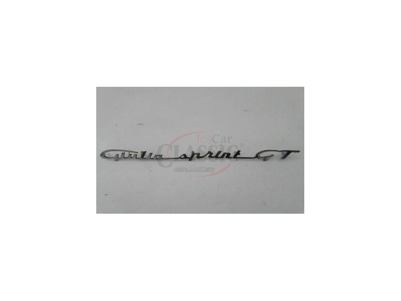 Alfa Romeo Giulia GT - Emblema traseiro (Giulia sprint GT)