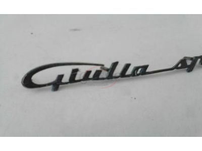 Alfa Romeo Giulia GT - Emblema traseiro (Giulia sprint GT)