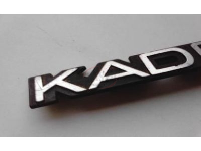 Opel Kadett E - Emblema traseiro (KADETT)