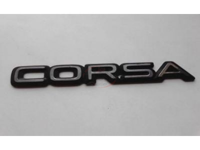 Opel Corsa A - Emblema traseiro (CORSA)